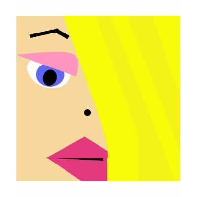 cartoon girl face sad. Cartoon Girl Abstract Face T-Shirt by Derora. Fun, Cute Female Face Graphic T. Customize and add your name!