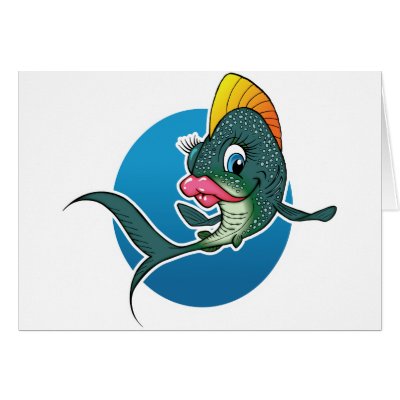 Cartoon Girl Fish