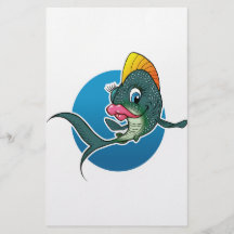 Cartoon Girl Fish