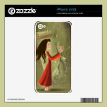 cartoon girl iPhone 4/4S Skin skins