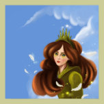 cartoon girl Poster posters