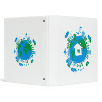 cartoon globe binders by anastasiia cartoon globe binders