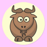 Cartoon Gnu stickers
