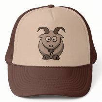 Cartoon Goat Cap Trucker Hat