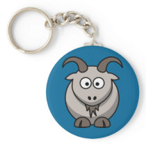 Cartoon Goat Keychain