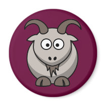 Cartoon Goat Fridge Magnet