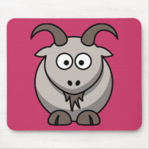 Cartoon Goat Mouse Pad