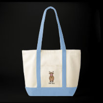 Cartoon Goat Tote Bag
