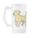 Cartoon Golden Retriever mug