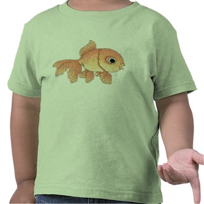 Cartoon Goldfish Tshirt by BabiesKidsYouth