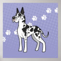 Cartoon Great Dane posters
