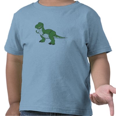 Cartoon Green Dinosaur Rex Disney t-shirts