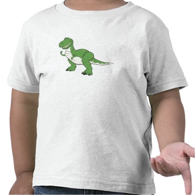 Cartoon Green Dinosaur Rex Disney t-shirts