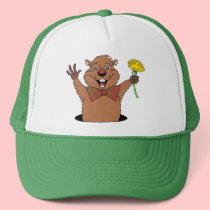 Cartoon Groundhog hats