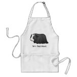 Cartoon Guinea Pig (long hair) Apron