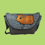 Cartoon Guinea Pig (scruffy) Commuter Bag