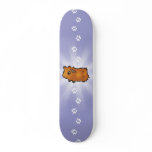 Cartoon Guinea Pig (scruffy) Custom Skate Board