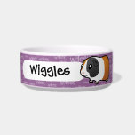 Cartoon Guinea Pig (smooth hair) Cat Bowl