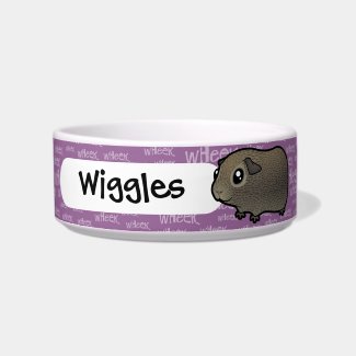 Cartoon Agouti Guinea Pig Food Bowl Cartoon Agouti Guinea Pig Food Bowl