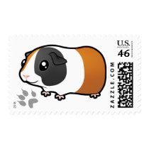 Cartoon Guinea Pig (smooth hair) Postage
