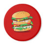 Cartoon Hamburger Magnet