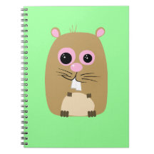 Cartoon Hamster Notebook