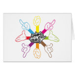 Cartoon Hands (color) cards