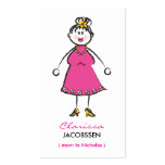 Cartoon Happy Family Cute Fun Mommy Calling Card business cards