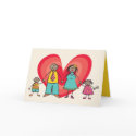Cartoon HAppy Family Invitation Announcement Card by fat_fa_tin Cartoon HAppy Family Invitation Announcement Card