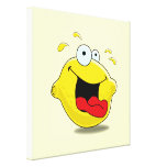Cartoon Happy Lemon Canvas Prints