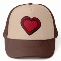 Cartoon Heart hats