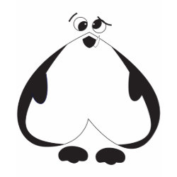 Cartoon Hearts Penguin shirt