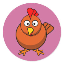 Cartoon Hen Chicken Stickers