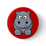 Cartoon Hippo buttons