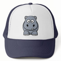 Cartoon Hippo Cap Hat