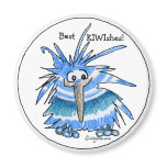 Cartoon Holiday Blue Kiwi Magnet magnets