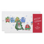 Cartoon Holiday KIWIshes Card Photo Greeting Card