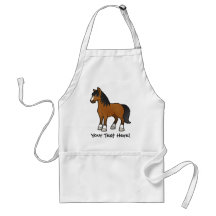 Cartoon Horse Aprons