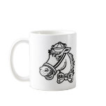 Cartoon Horse Bronc Broncos mugs