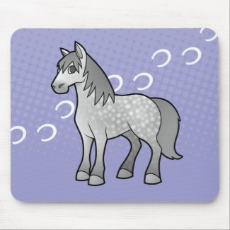 Cartoon Horse Mousepad Cartoon Horse Mousepad