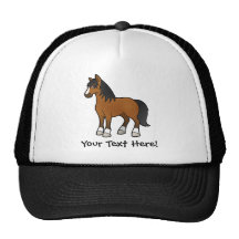 Cartoon Horse Trucker Hat