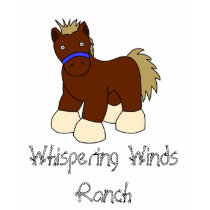 Cartoon Horse, Whispering Winds Ranch t-shirts
