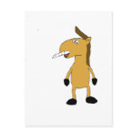 Cartoon Horse With Over Bite Post Cards
