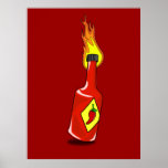Cartoon Hot Sauce Print