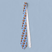 Cartoon I Love my German Shepherd Tie ties