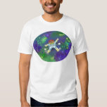 Cartoon illustration, of a space gnome, t-shirt. t shirt
