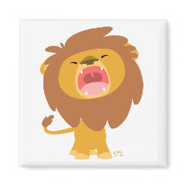 Cartoon  ing Lion magnet