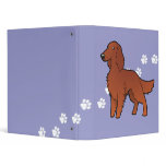 Cartoon Irish / English / Gordon / R&W Setter binders