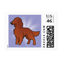 Cartoon Irish / English / Gordon / R&W Setter Stamp