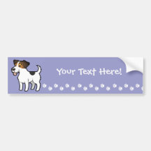 Cartoon Jack Russell Terrier Bumper Stickers